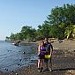 Nous deux au bord du lac Nicaragua