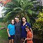 Notre super famille du Costa Rica ! Nathalie, Christian, Angela et Kristen, merci pour tout !!!
