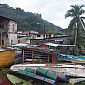 La ville de Portobelo, pas très jolie à vrai dire...