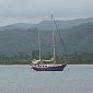 Voici le voilier sur lequel nous avons fait une croisière de 4 jours et 4 nuits dans les îles San Blas en direction de la frontière...