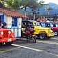 Où sont garées toutes les jeeps pour aller au parc Cocora