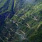 Route tracée pour aller au Machu Picchu en bus