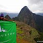 Notre ville de Carquefou au Machu Picchu ! C'est la seule photo que nous avons pu prendre avec le drapeau, car nous nous sommes fait rouspétés !
