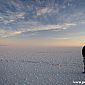 Lever de soleil sur le Salar d'Uyuni