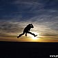 Lever de soleil sur le Salar d'Uyuni