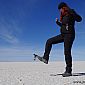 Séance photos sur le Salar d'Uyuni !