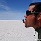 Séance photos sur le Salar d'Uyuni !