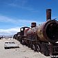 Visite du cimetière de trains à Uyuni