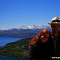 Et ça n'a pas manqué, nous avons une vue magnifique sur les lacs et montagnes enneigées de Bariloche !!!