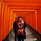 Temple Fushimi Inari-taisha avec Konomi